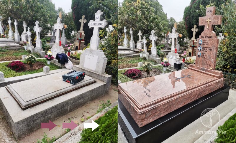 Servicii constructii funerare - echipa Amintire Vie - Preturi de producator